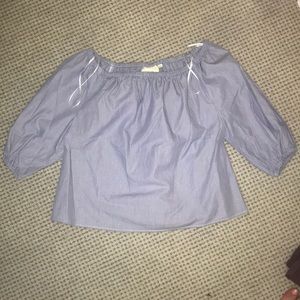 Off the Shoulder Anthropologie Shirt